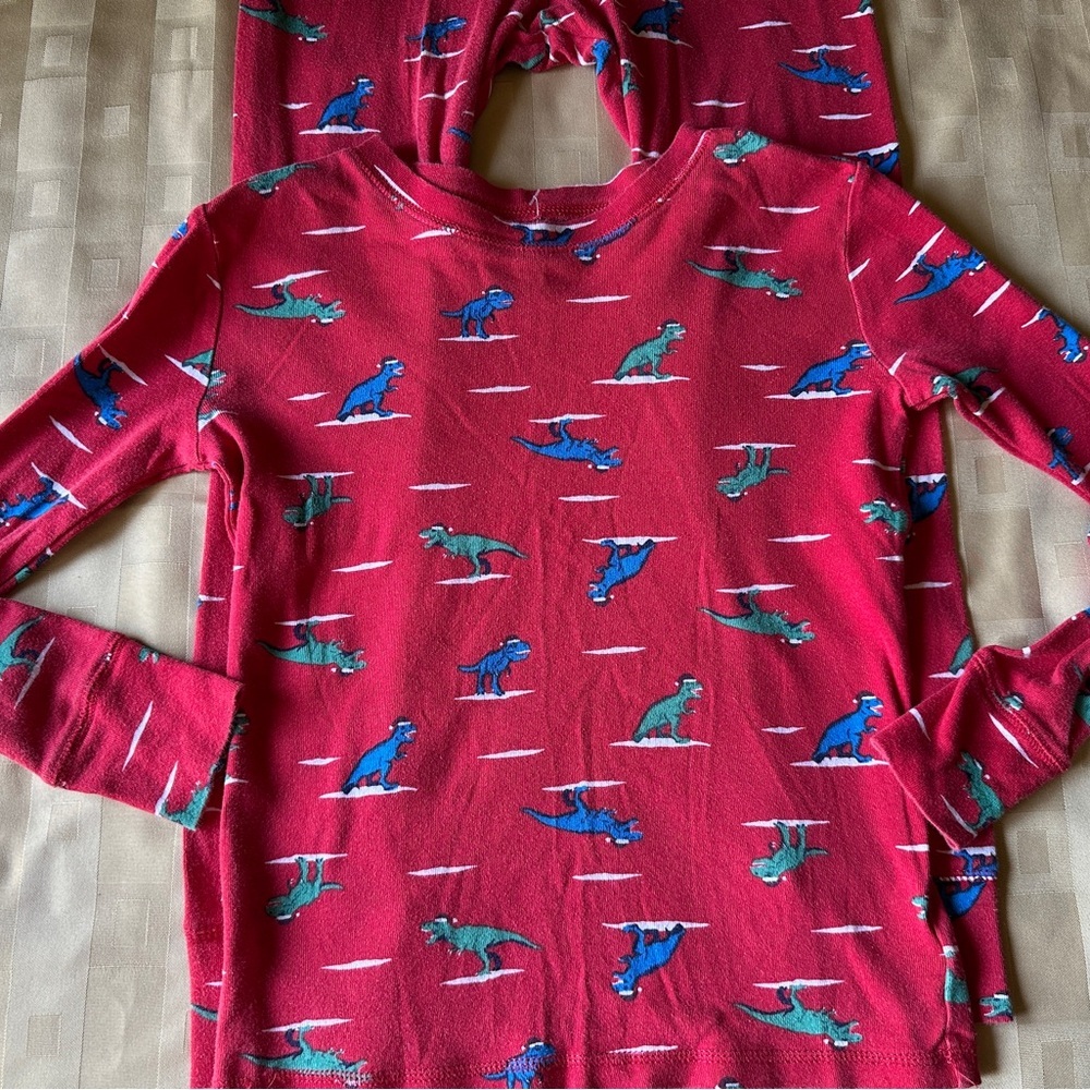 Red Dinosaur‎ Kids/Boys Pajamas Size 10